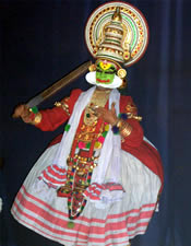 Kathakali Dancer.