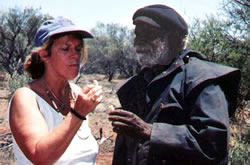 Sampling a Witchetty Grub